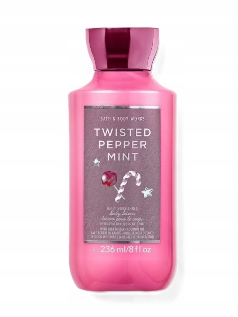 BATH & BODY WORKS Twister Pepper Mint - Balsam do Ciała 236 ml
