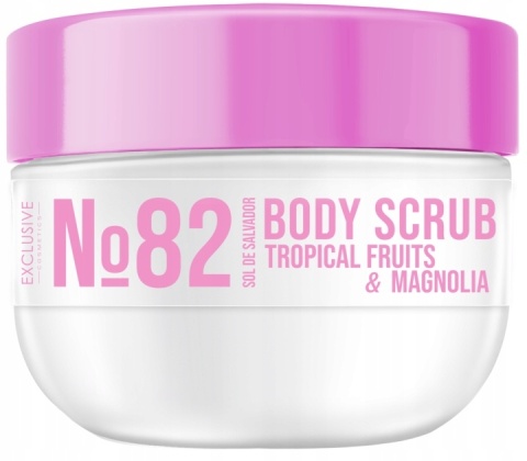 EXCLUSIVE Peeling do Ciała 280g No82 TROPIKALNE OWOCE I MAGNOLIA