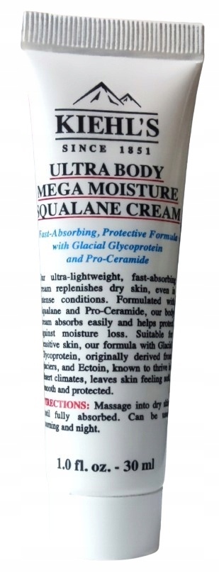 KIEHL'S Ultra Body Mega Moisture Squalane Cream - Krem do Ciała 30 ml