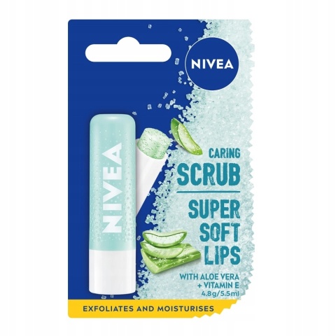 NIVEA Caring SCRUB - Peeling do Ust 5,5 ml
