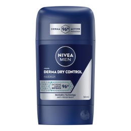 NIVEA Men Derma Dry Control - Antyperspirant w Sztyfcie 50 ml