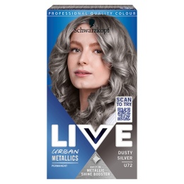 SCHWARZKOPF Live - Farba do Włosów U72 DUSTY SILVER