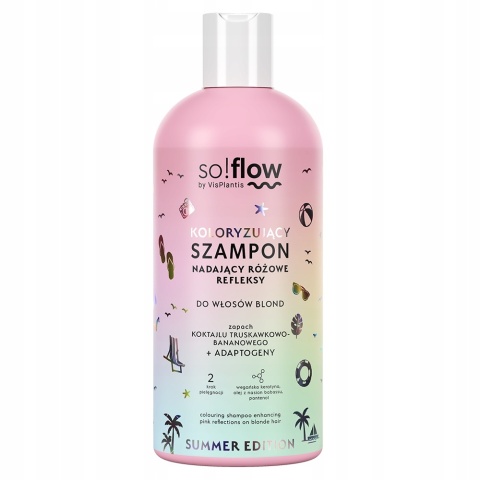 So!flow - Szampon do Włosów Nadająca Różowe Refleksy 300 ml