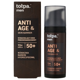 TOŁPA Men ANTI AGE & Skin Barrier - Krem Przeciwzmarszczkowy 50+ 50 ml