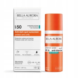 BELLA AURORA Anti-Dark Spot - Krem do Twarzy SPF50 - Cera Mieszana i Tłusta