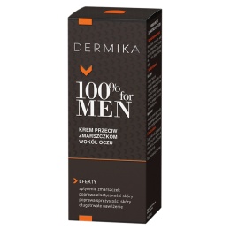 DERMIKA 100% For Men 30+ - Krem Przeciw Zmarszczkom Wokół Oczu 15 ml