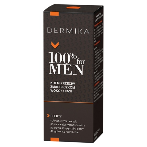 DERMIKA 100% For Men 30+ - Krem Przeciw Zmarszczkom Wokół Oczu 15 ml