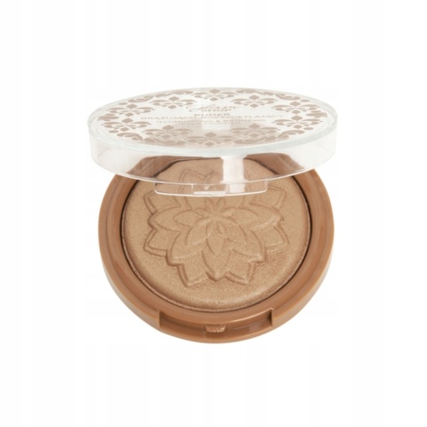 GLAM SHOP - Puder Brązująco - Rozświetlający ŚNIADY 9g