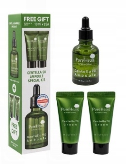 PUREHEALS Centella 90 Ampoule ZESTAW - Serum 30 ml + Krem do Twarzy 20 ml
