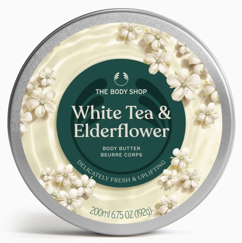 THE BODY SHOP Masło do Ciała WHITE TEA & ELDERFLOWER 200 ml