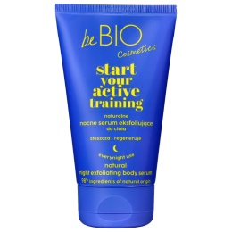 BeBIO START YOUR ACTIVE TRAINING - Nocne Serum Eksfoliujące do Ciała 150 ml