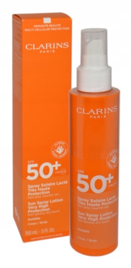 CLARINS Sun Spray Lotion - Balsam do Opalania SPF 50+ 150 ml