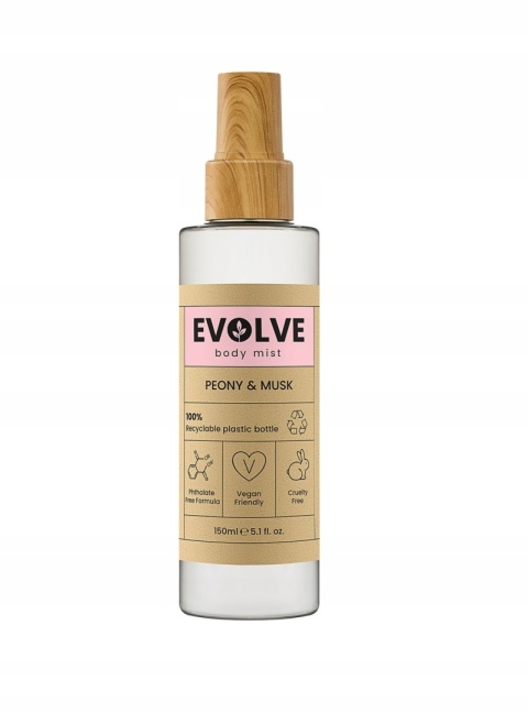 EVOLVE Peony & Musk - Mgiełka do Ciała 150 ml