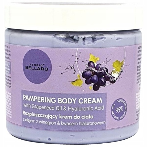FERGIO BELLARO Krem do Ciała WINOGRONA & KWAS HIALURONOWY 200 ml