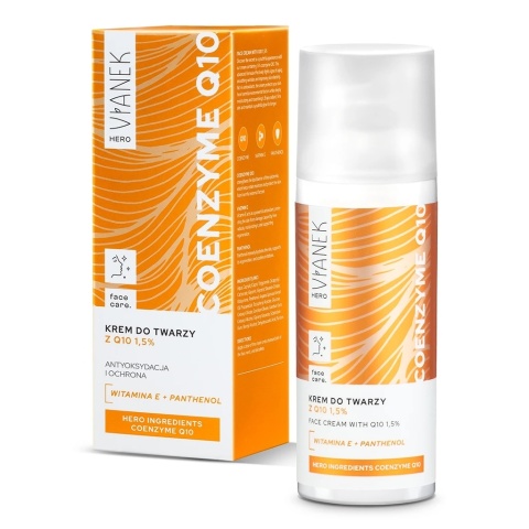 Vianek HERO Coenzyme Q10 1,5% - Krem do Twarzy 50 ml
