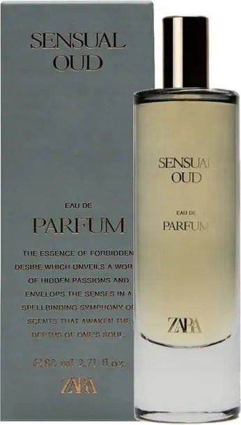 ZARA Sensual OUD - Woda Perfumowana 80 ml